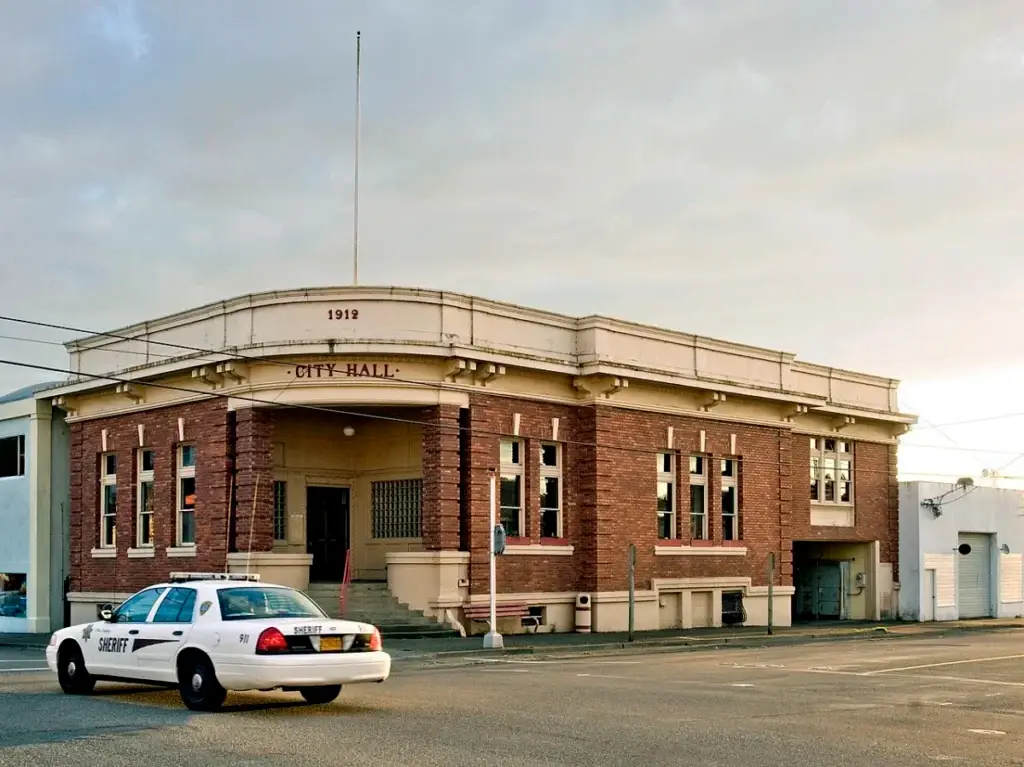 Historic Coquille City Hall in Coquille, Oregon