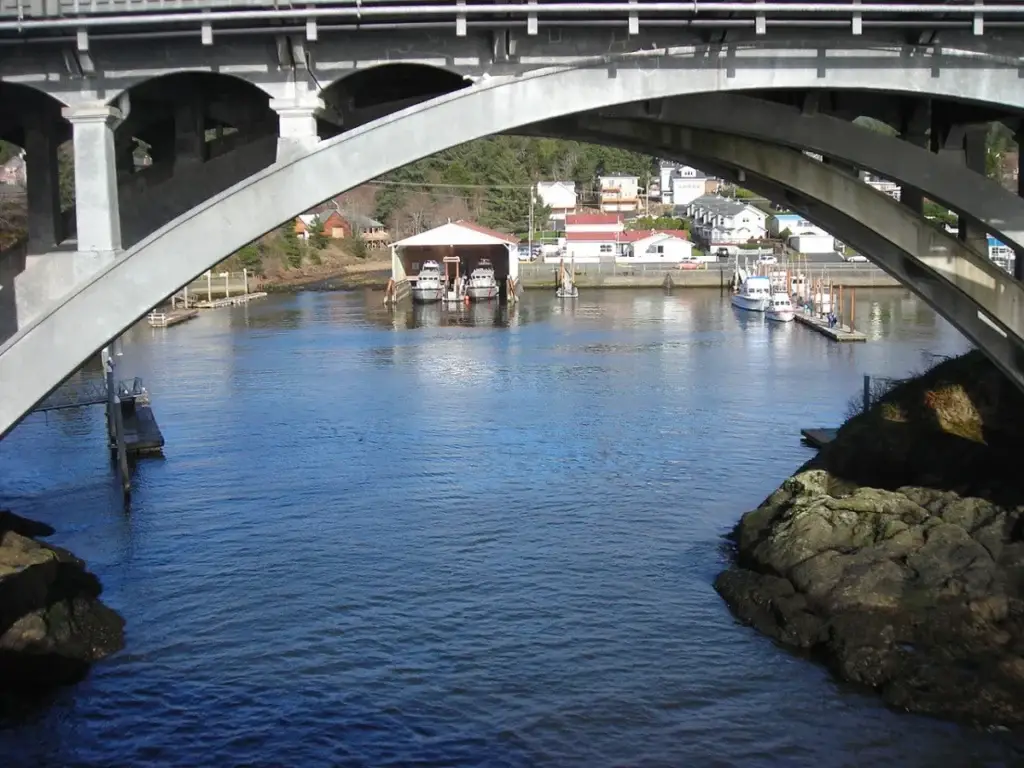 Harbor of Depoe Bay, Oregon
