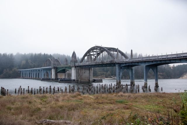 Florence, Oregon coast near the Siuslaw River and Oregon Dunes