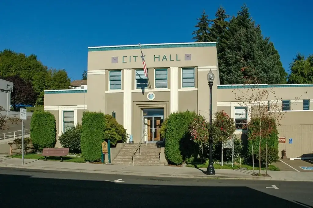 Toledo City Hall in Toledo, Oregon
